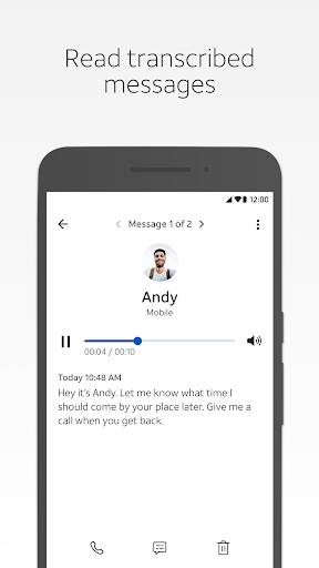 AT&T Visual Voicemail screenshot 2