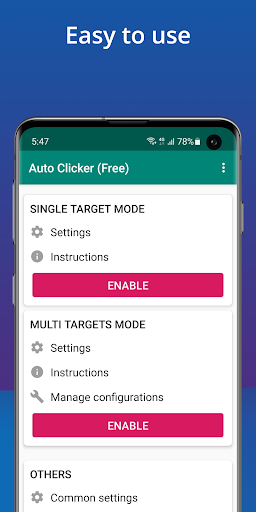 Auto Clicker – Automatic tap screenshot 1