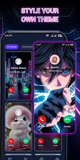 Color Call Theme, Call Screen screenshot 4