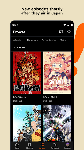 Crunchyroll screenshot 2