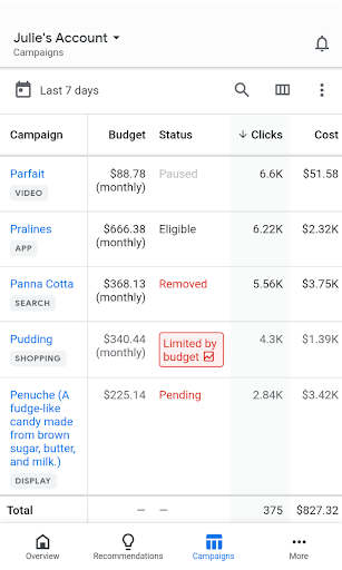Google Ads screenshot 3
