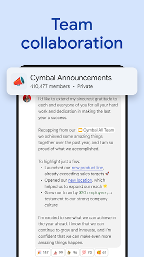 Google Chat screenshot 3