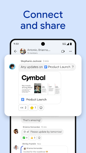 Google Chat screenshot 6