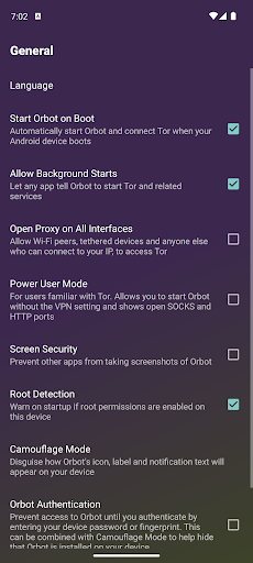 Orbot: Tor for Android screenshot 6