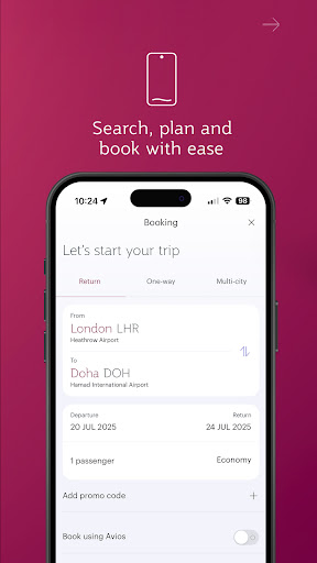 Qatar Airways screenshot 2