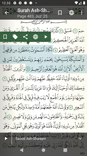 Quran for Android screenshot 5