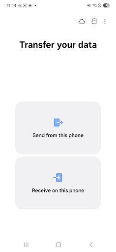 Samsung Smart Switch Mobile screenshot 1