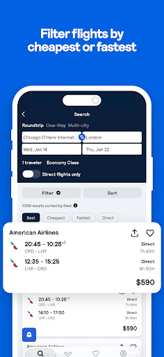 Skyscanner Flights Hotels Cars screenshot 4