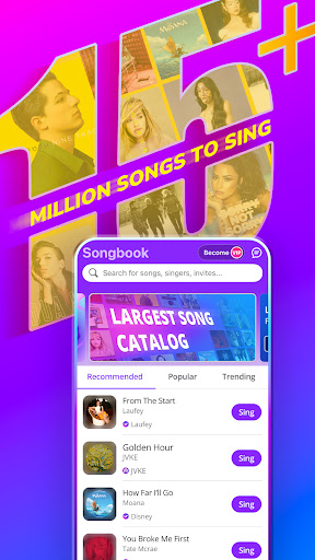 Smule: Karaoke, Sing & Record screenshot 1