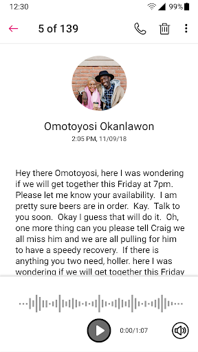 T-Mobile Visual Voicemail screenshot 5