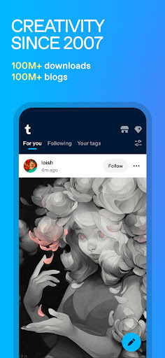 Tumblr—Fandom, Art, Chaos screenshot 1