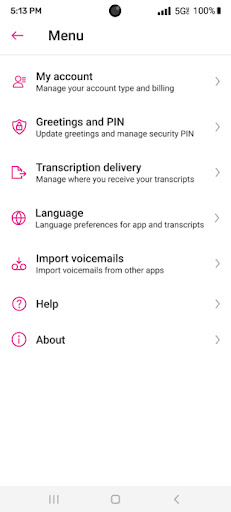 Visual Voicemail screenshot 6