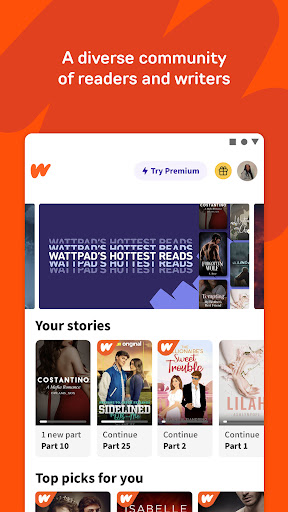Wattpad – Read & Write Stories screenshot 2