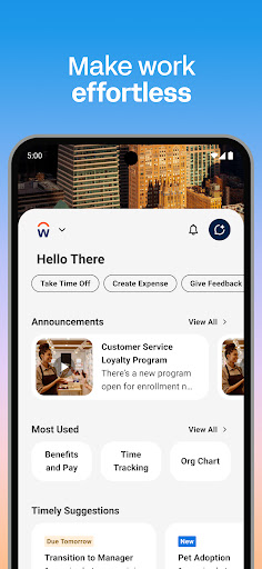 Workday screenshot 1