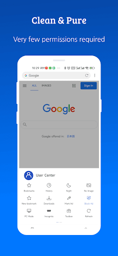 XBrowser – Mini & Super fast screenshot 2