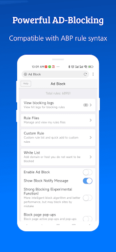 XBrowser – Mini & Super fast screenshot 3