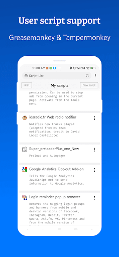XBrowser – Mini & Super fast screenshot 5
