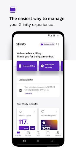 Xfinity screenshot 1