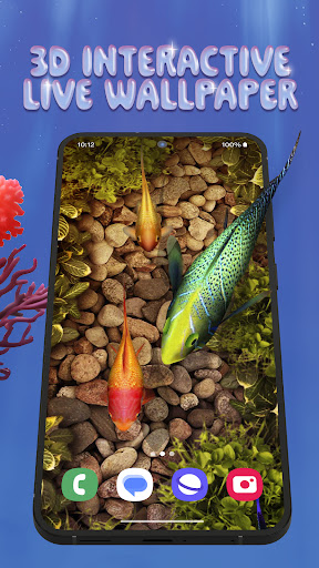 3D Fish Tank Live Wallpaper screenshot 1