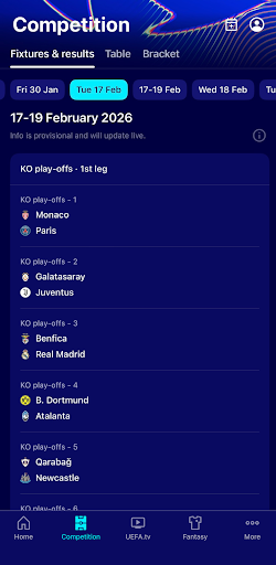 Champions League Official screenshot 2