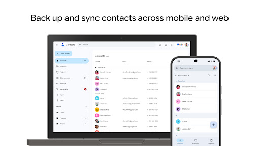 Contacts screenshot 1