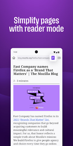 Firefox Fast & Private Browser screenshot 4