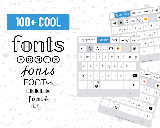 Fonts Keyboard screenshot 1