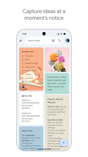 Google Keep – Notes and lists screenshot 1