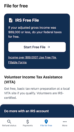 IRS2Go screenshot 3