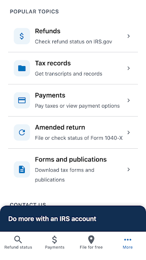 IRS2Go screenshot 4