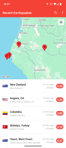 My Earthquake Alerts – Map screenshot 3