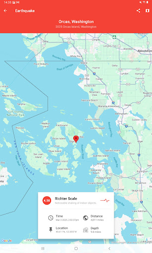 My Earthquake Alerts – Map screenshot 5