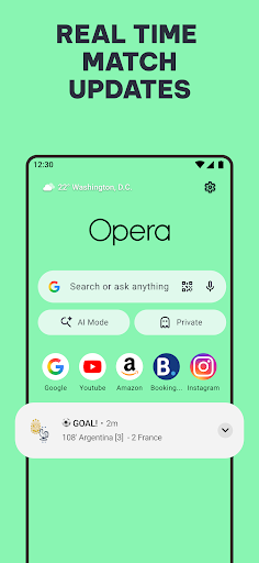 Opera: Private Web Browser screenshot 3
