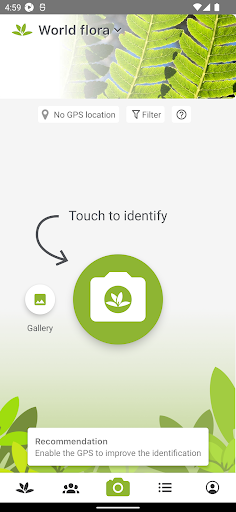 PlantNet Plant Identification screenshot 1