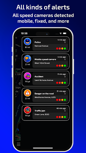 Radarbot Speed Camera Detector screenshot 4