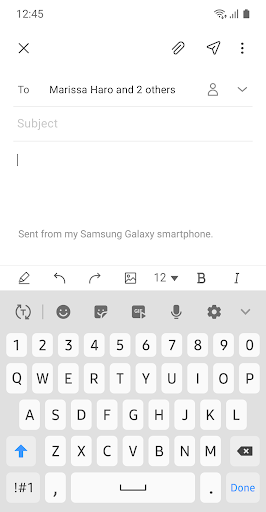 Samsung Email screenshot 4