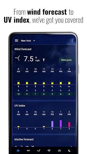 Transparent clock and weather screenshot 4