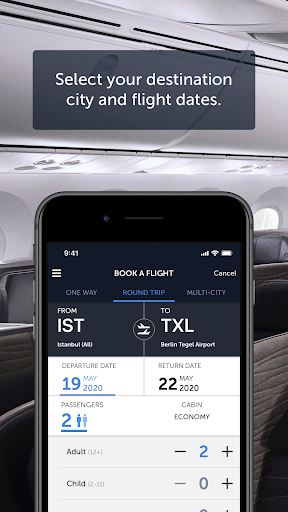 Turkish Airlines Flight Ticket screenshot 1