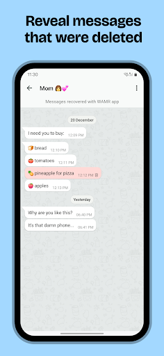WAMR: Reveal deleted messages! screenshot 4