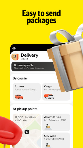 Yandex Go: Taxi Food Delivery screenshot 5