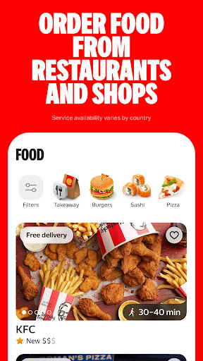 Yango: taxi, food, delivery screenshot 4